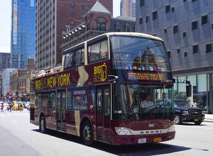Big Bus New York Anhui Ankai AK114